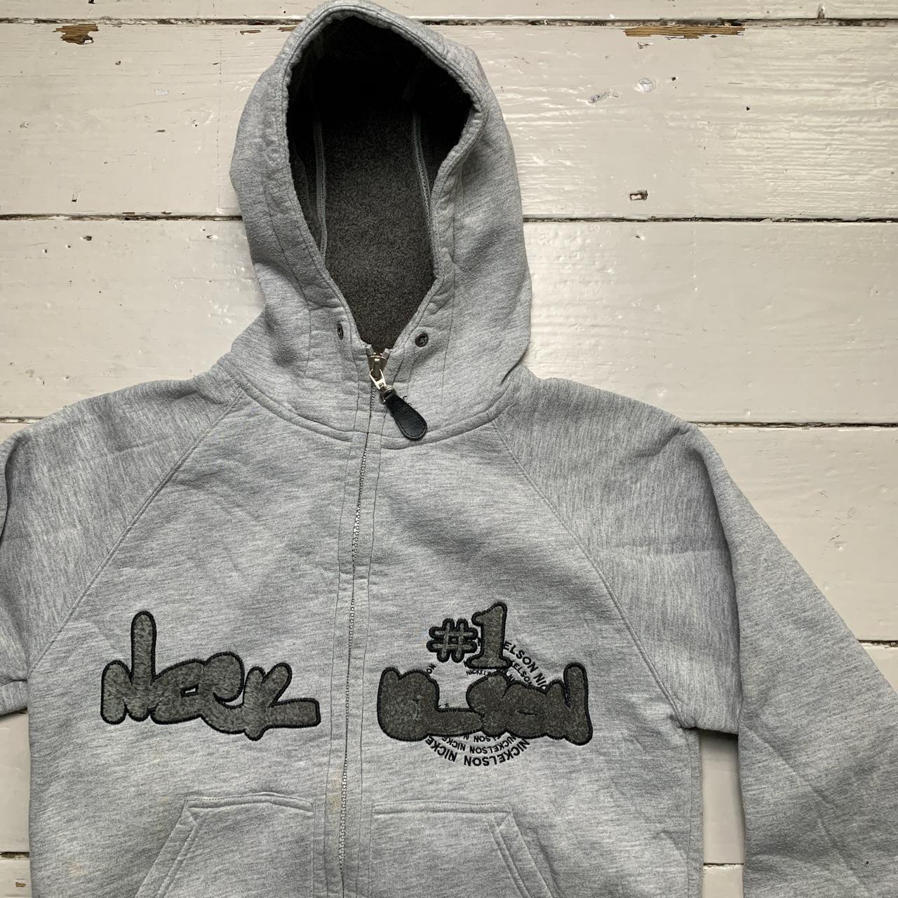 Nickelson Graffiti Vintage Grey Hoodie