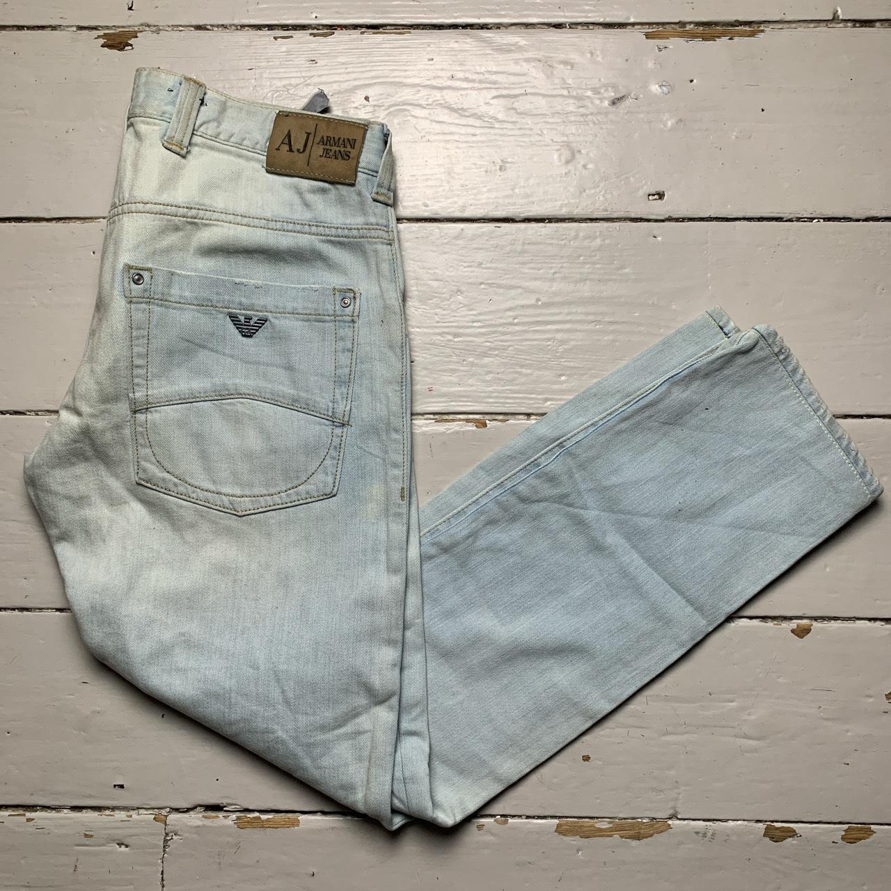 Armani J08 Vintage Light Blue Jeans