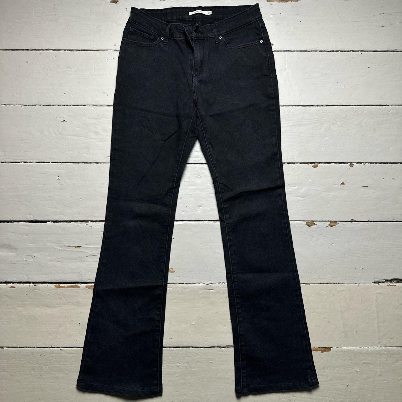 Levis 715 Bootcut Black Womens Jeans