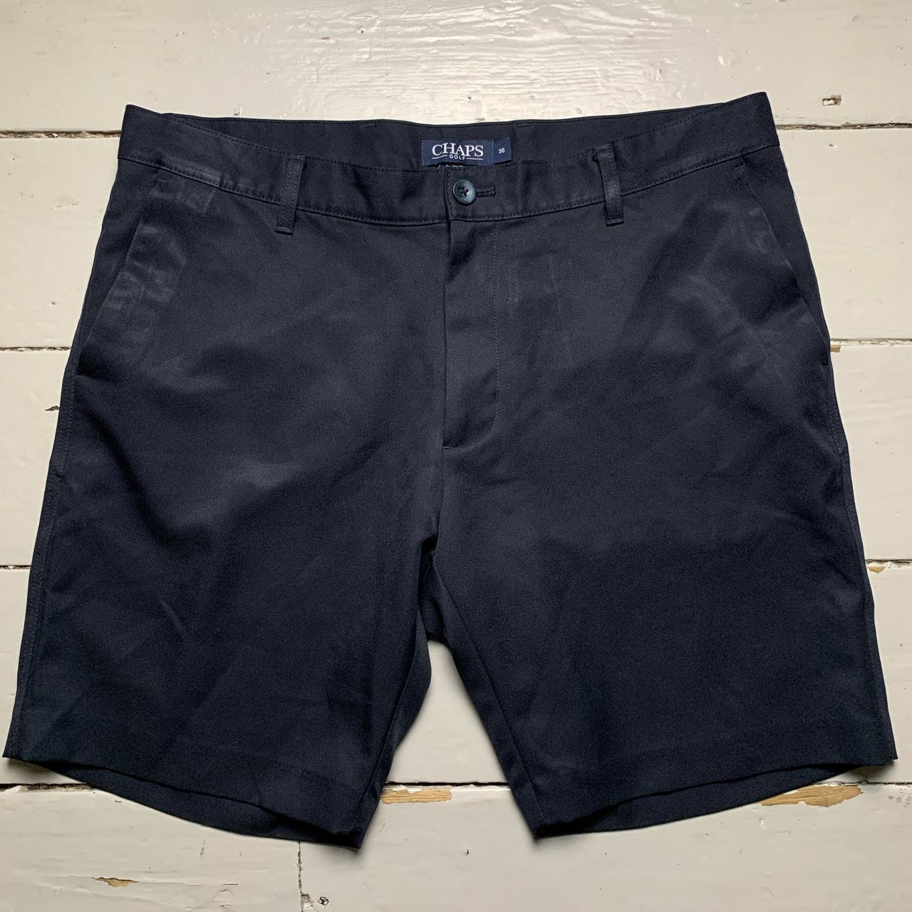 Chaps Vintage Navy Golf Shorts Navy and White