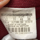 Nike Air Force 1 White and Burgundy (UK 11)