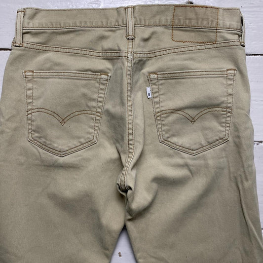 Levis 508 Cream Beige Jeans