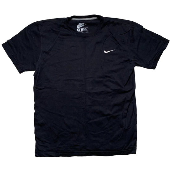 Nike Swoosh Black and White T Shirt (M)