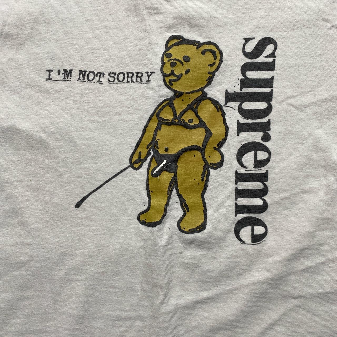 Supreme Im Not Sorry Dodgy Bear T Shirt – Wear Garson