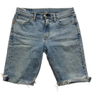 Levis 511 Light Blue Distressed Jean Short Jorts (32W)