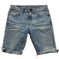 Levis 511 Light Blue Distressed Jean Short Jorts (32W)