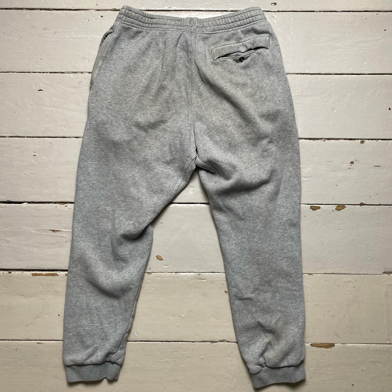 Nike Swoosh Grey and White Joggers