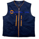 Workwear Navy and Orange Gilet (S)