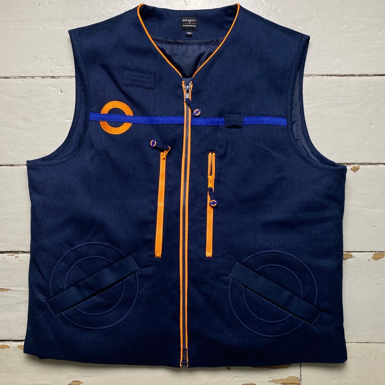 London Underground Overground Navy and Orange Gilet