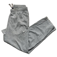 Nike Swoosh Heather Grey and White Baggy Joggers (M)