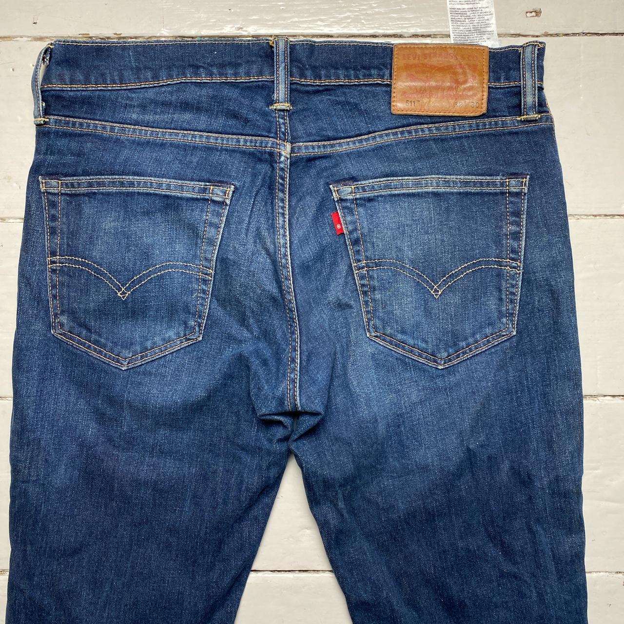 Levis 511 Slim Navy Jeans