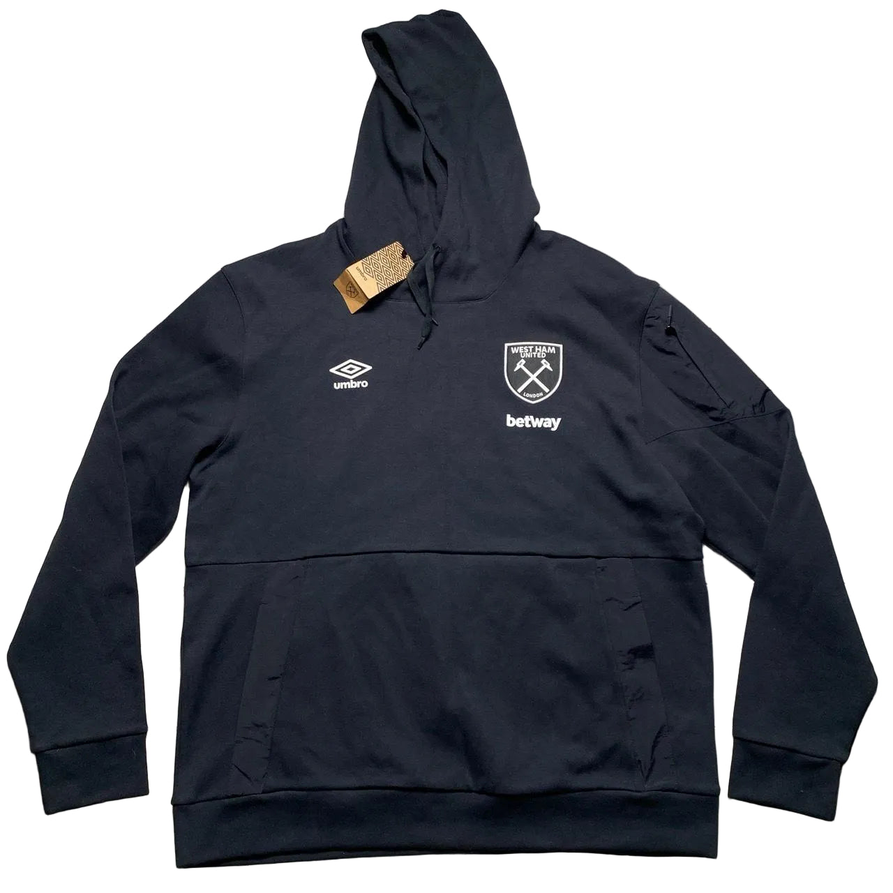West Ham Umbro Black Hoodie (2XL)