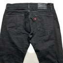 Levis 511 Jet Black Jeans (31W)