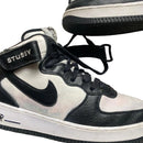 Nike Air Force 1 Mid Stussy Black and White (UK 7)