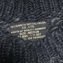 All Saints Black and Grey Thick Knitted Jumper (M)