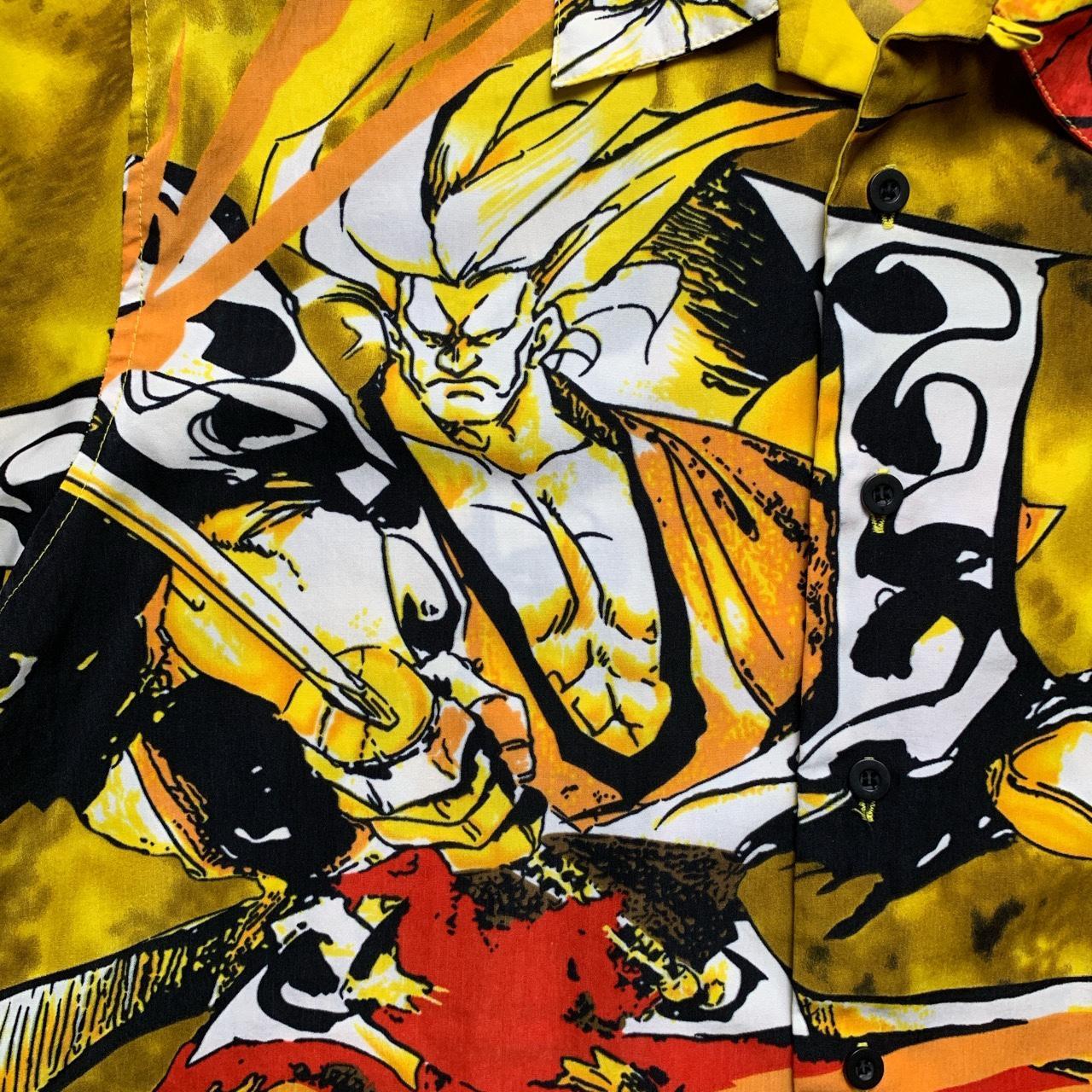 Dragon Ball Z Anime type Silk Y2K Shirt (M)