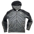 The North Face Grey Black and White Hoodie Jacket (S)