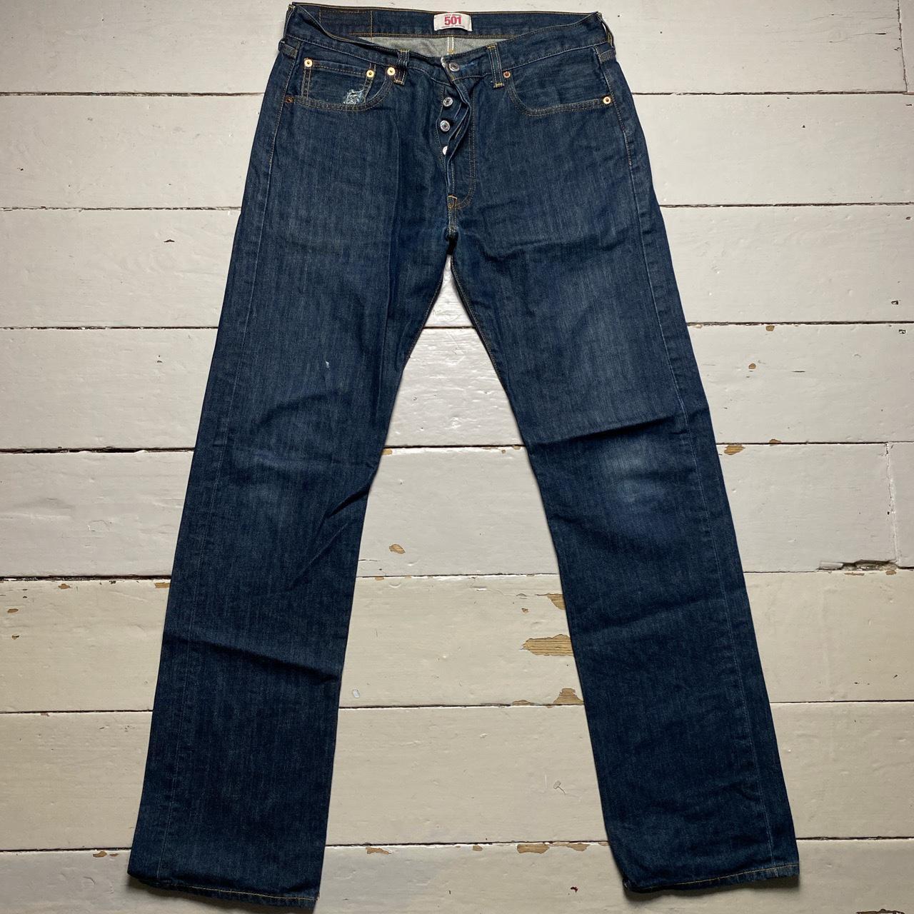 Levis 501 Vintage Navy Jeans