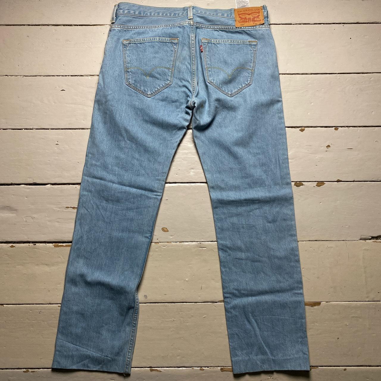 Levis 504 Baggy Light Blue Vintage Jeans