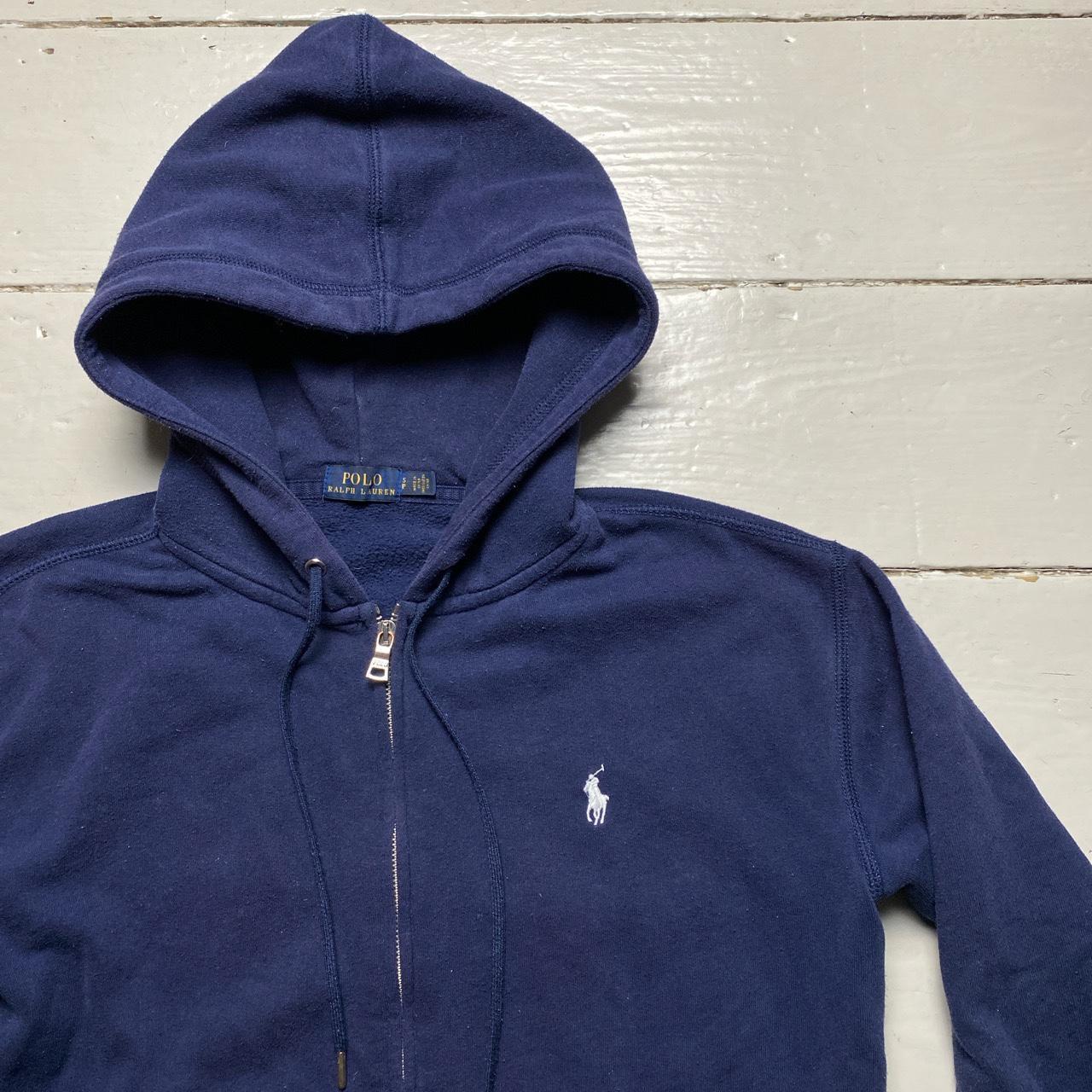 Polo Ralph Lauren Navy and White Hoodie