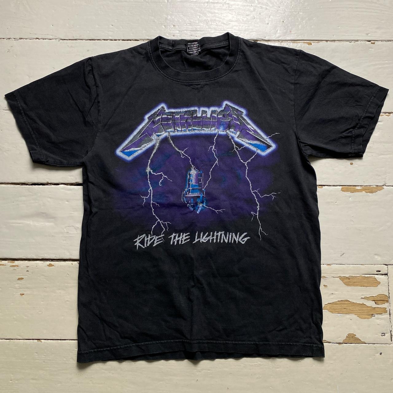 Metallica Ride the Lightning Black T Shirt