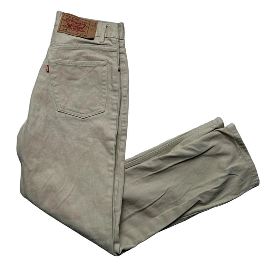 Levis 501 Vintage Cream Jeans (30W)