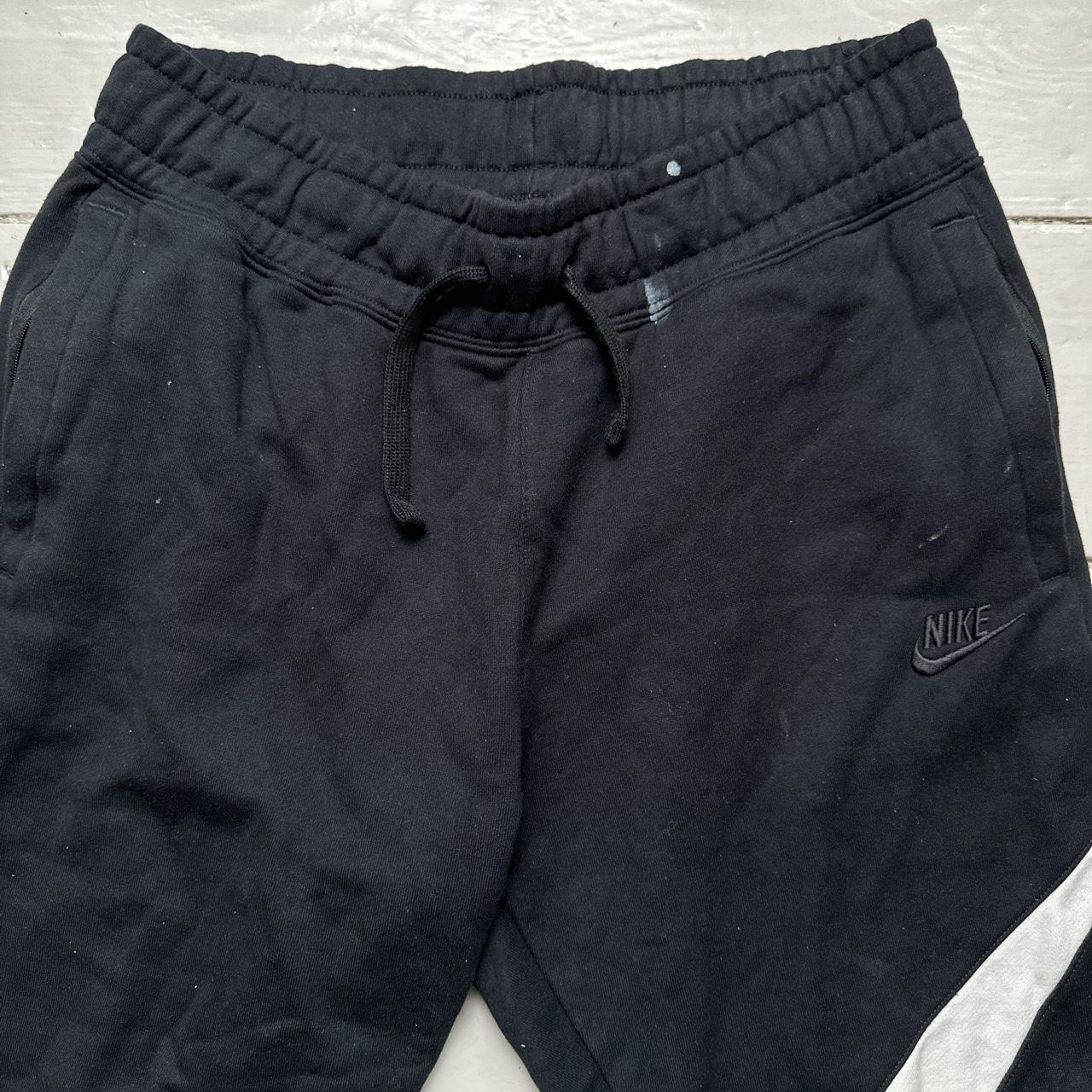 Nike Big Swoosh Black and White Joggers