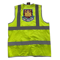 Dickies West Ham United Football Hi Vis Reflective Gilet Vest (L)