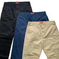Supreme Work Pant Trousers Black Navy and Cream (36W)