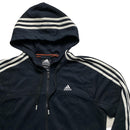 Adidas Performance Essentials Black and White Hoodie (S)
