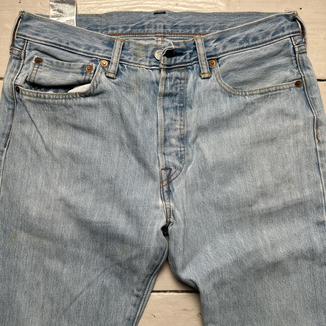 Levis 501 Light Blue Jeans