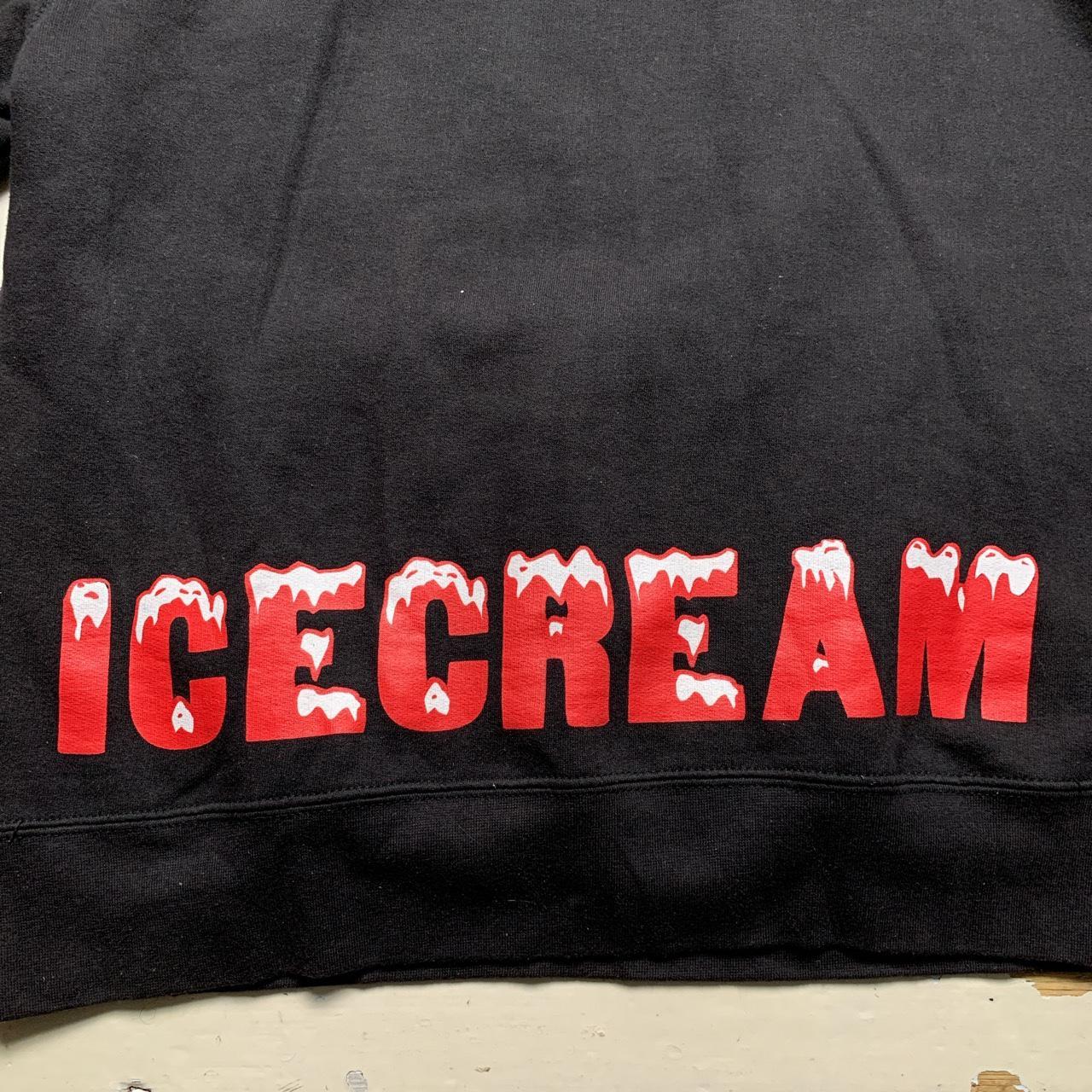 Ice Cream Billionaire Boys Club Black Red and White Hoodie