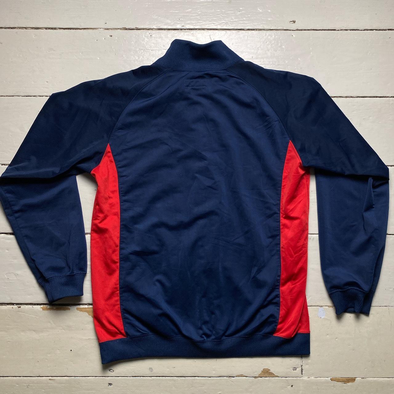 Nike Boston Red Sox Navy and Red Vintage 90’s Baseball Jacket