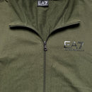 EA7 Olive Khaki Green Full Tracksuit (XL)