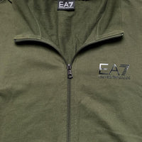 EA7 Olive Khaki Green Full Tracksuit (XL)
