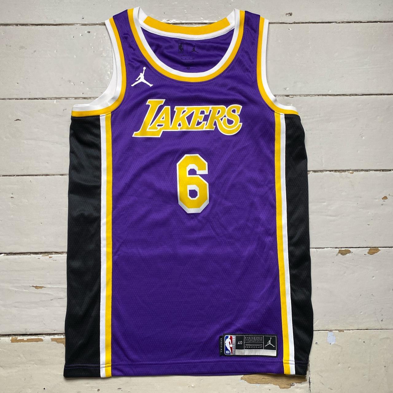 LA Lakers Jordan Lebron James Vest Jersey