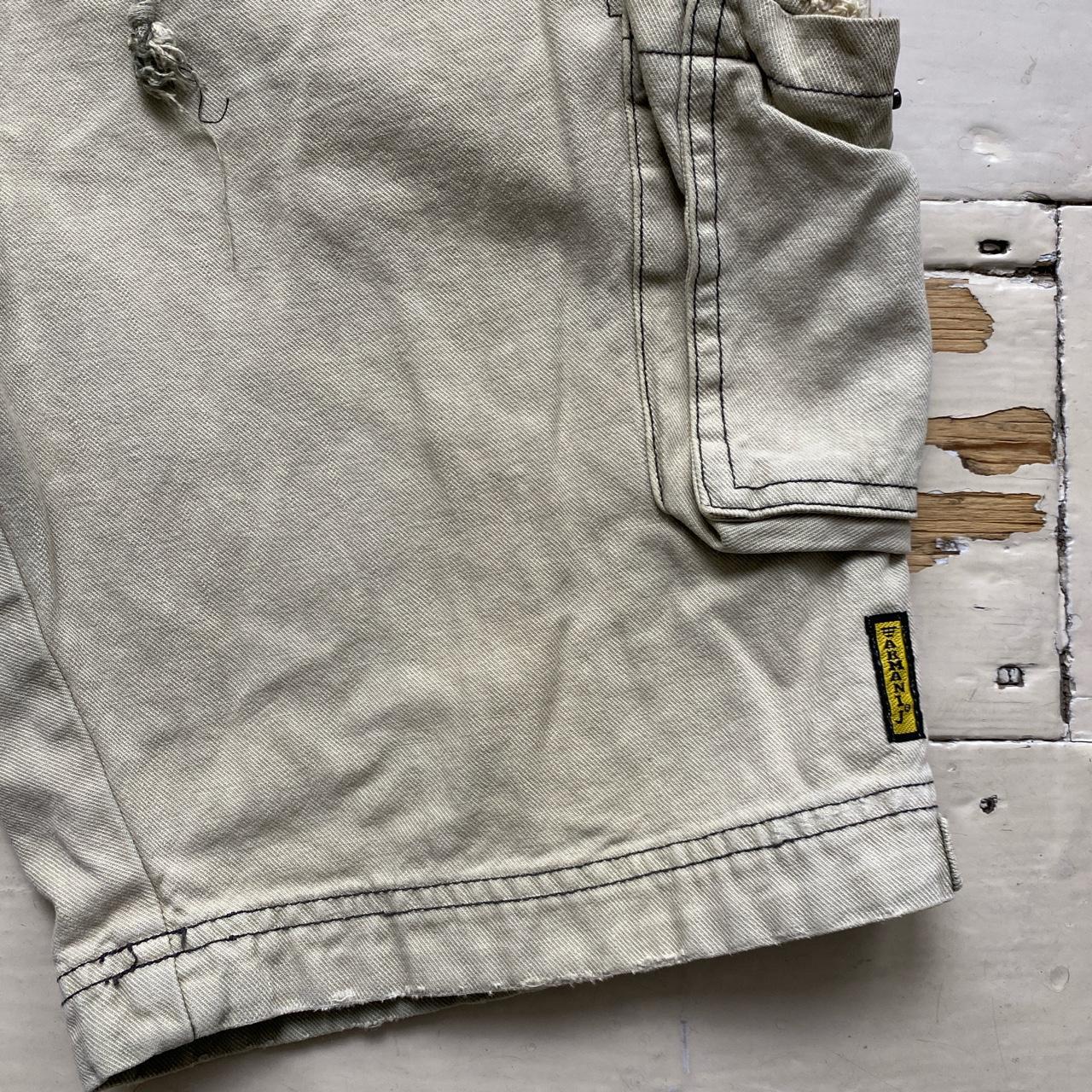 Armani Jeans Vintage Cargo Army Jorts Jean Shorts