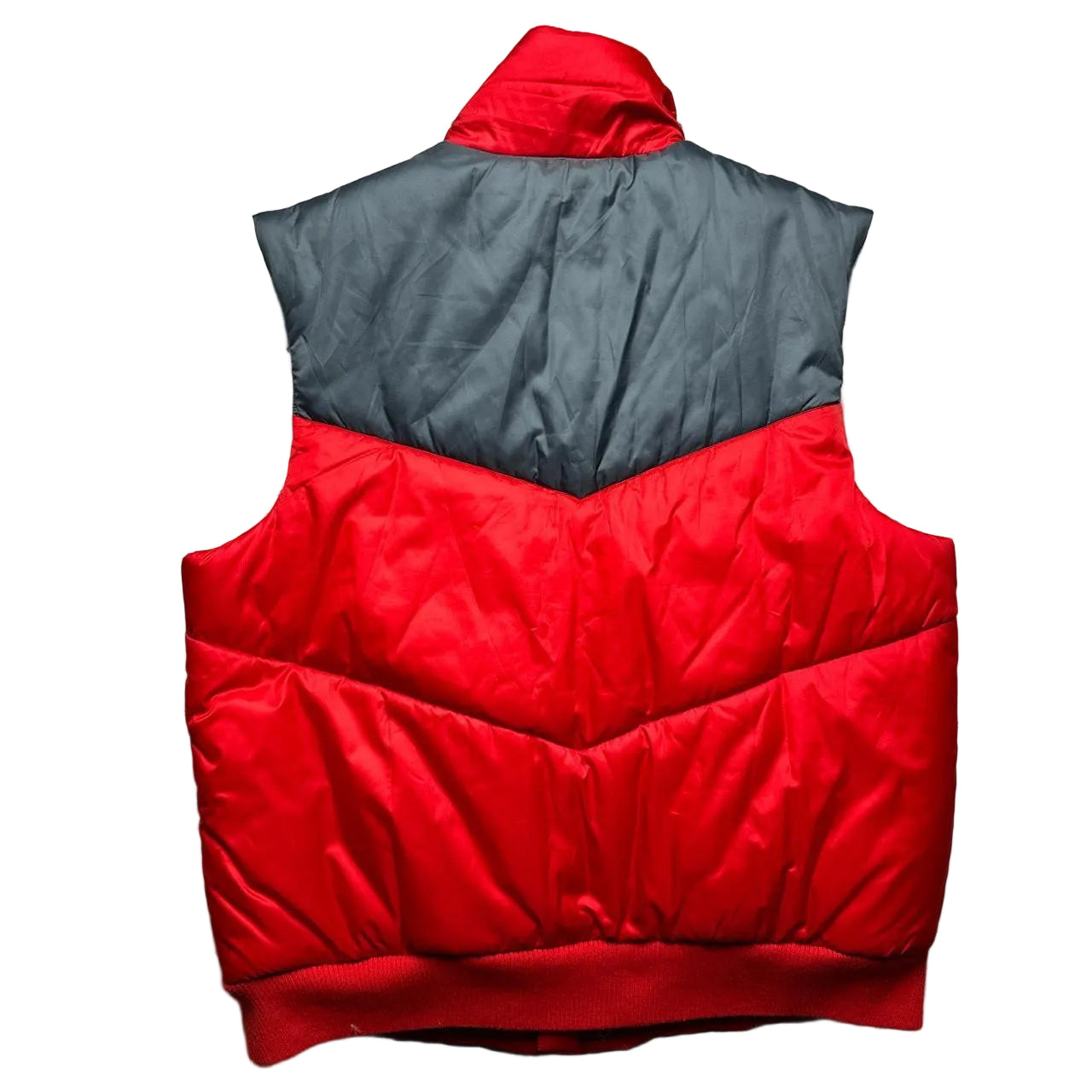 Adidas Originals Red and Grey Gilet Bodywarmer (M)