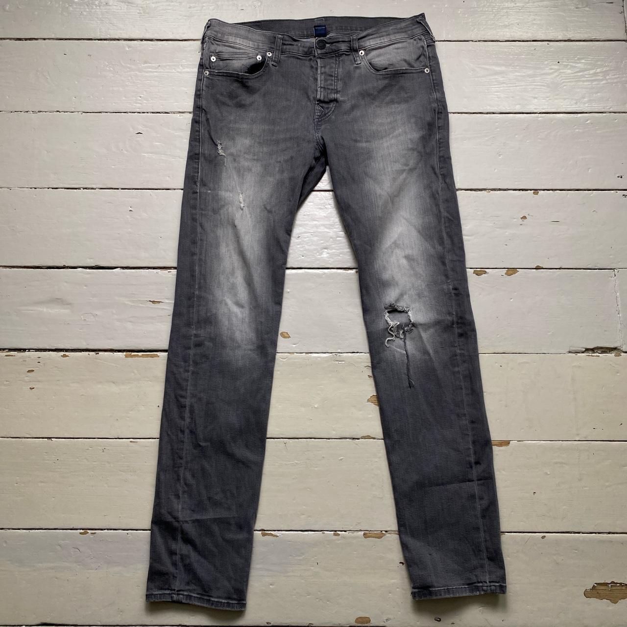 True Religion Rocco Grey Stitch Jeans