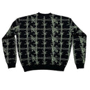 Yardsale Barbed Wire Black and Green Knit Jumper (M)