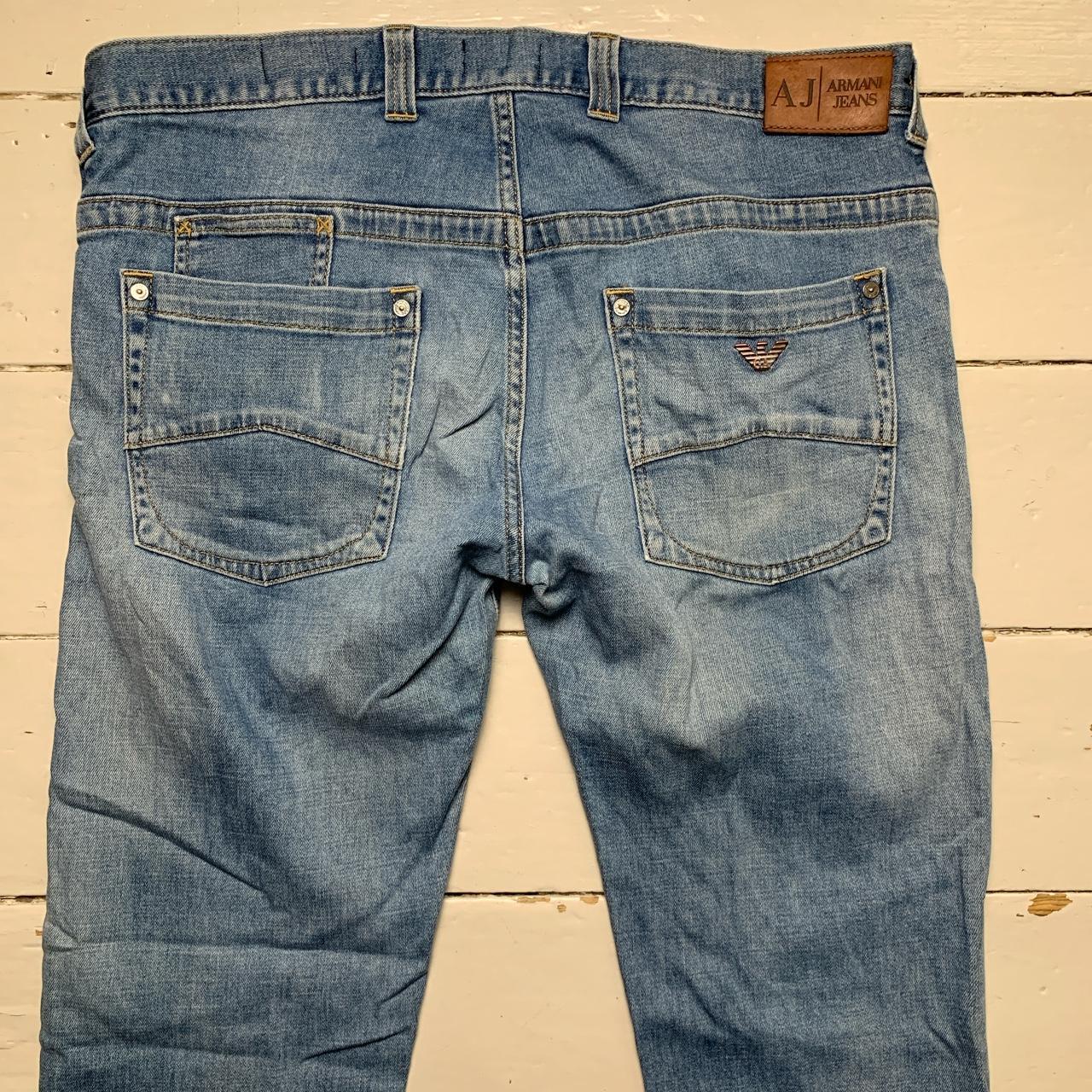 Armani J08 Slim Distressed Jeans