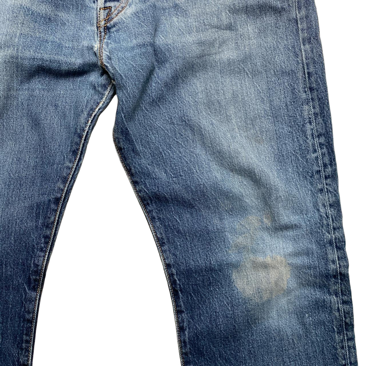 Levis 501 Baggy Stonewashed Jeans (34W)