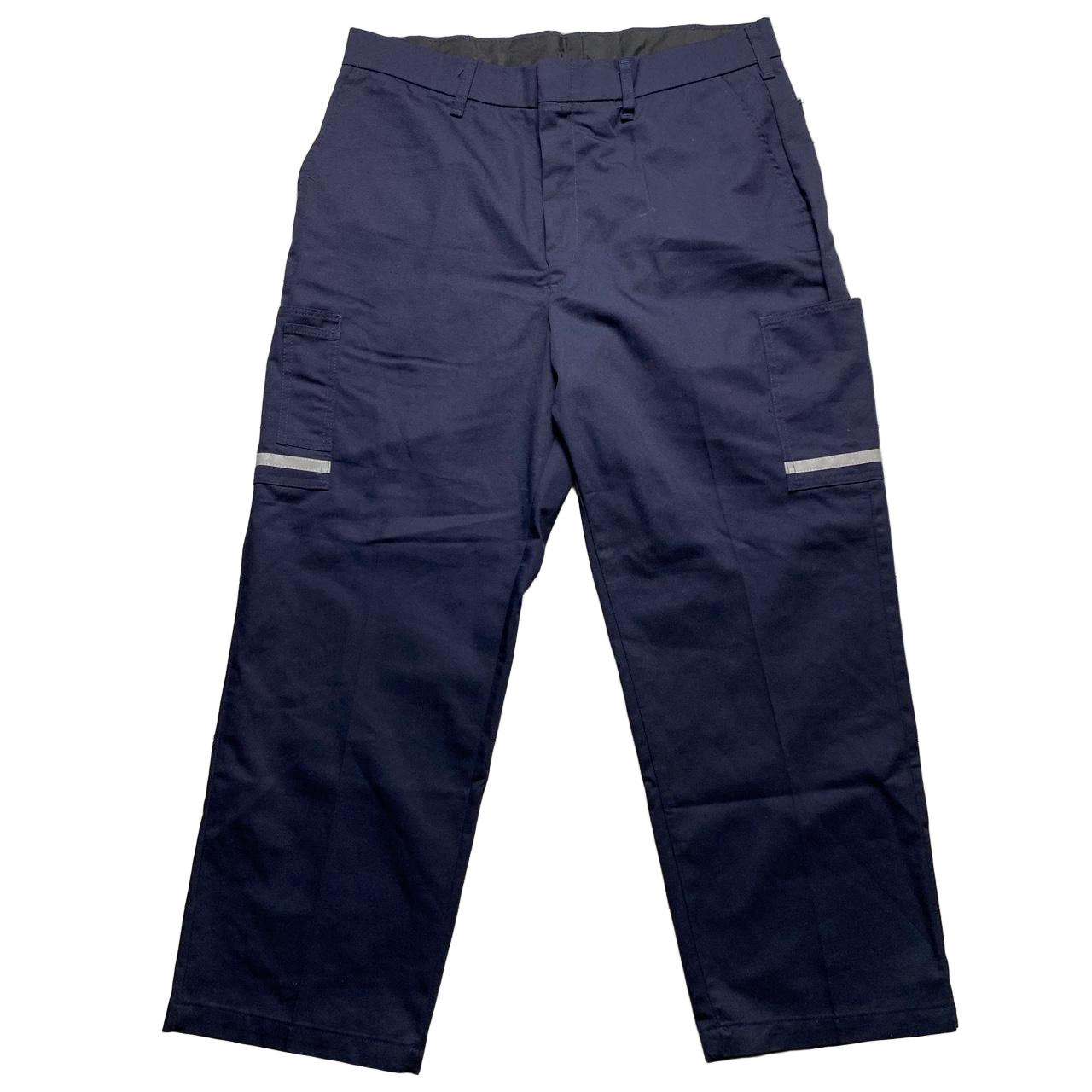 Fedex Navy Utility Reflective Strip Cargo Trousers (38W)
