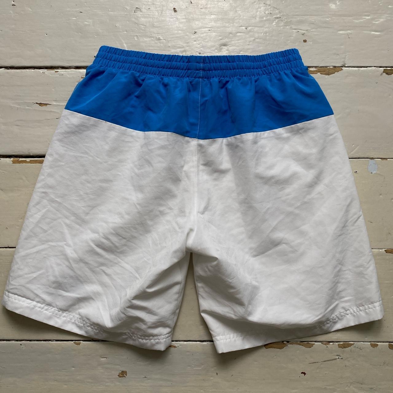 Adidas Vintage Shell Track Pant Shorts Blue and White