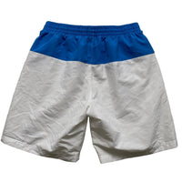 Adidas Vintage Shell Track Pant Shorts Blue and White (M)