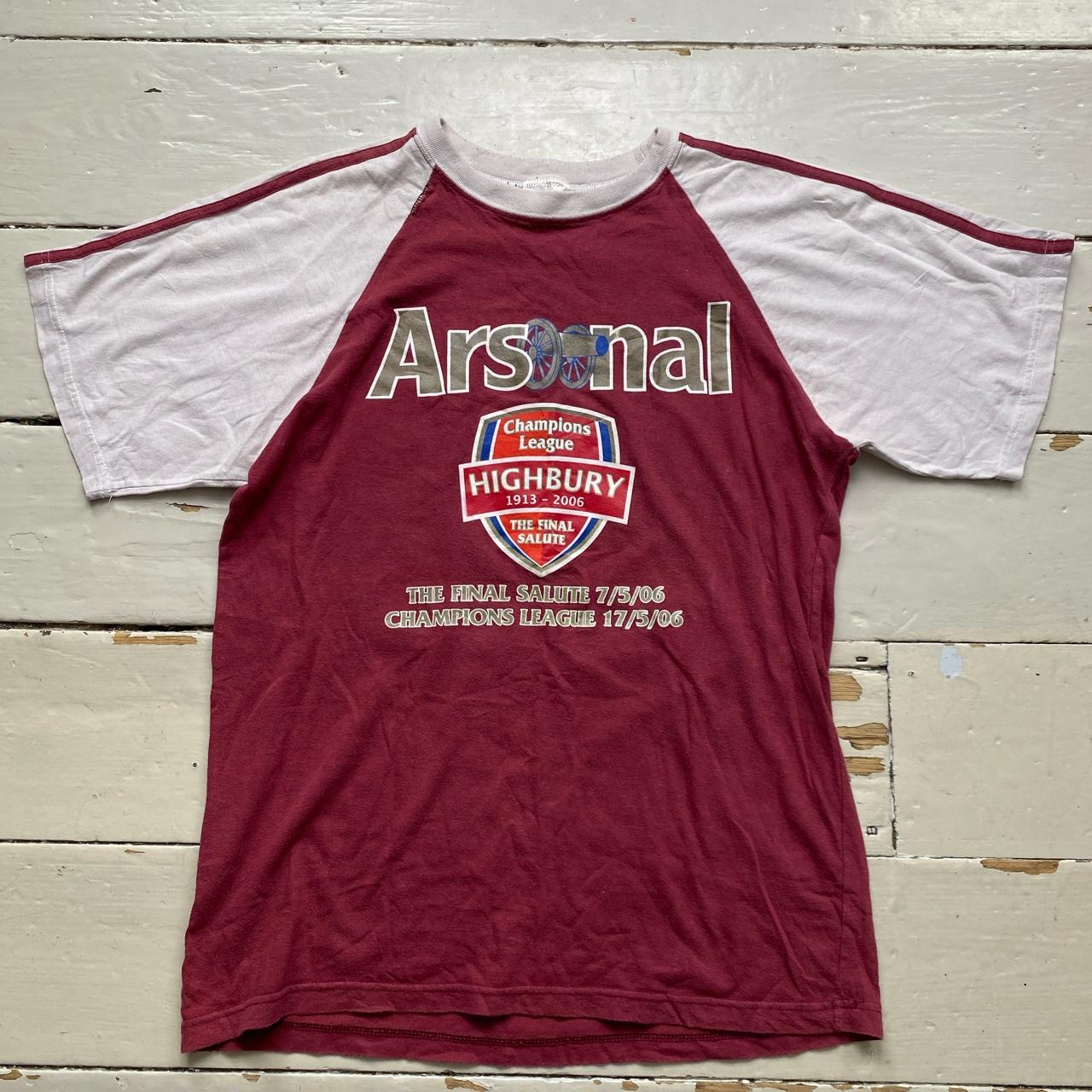 Arsenal Vintage 2006 The Final Salute Highbury T Shirt