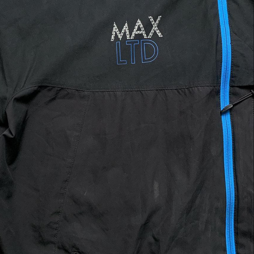 Nike Air Max LTD Black and Blue Shell Tracksuit Jacket (XL)