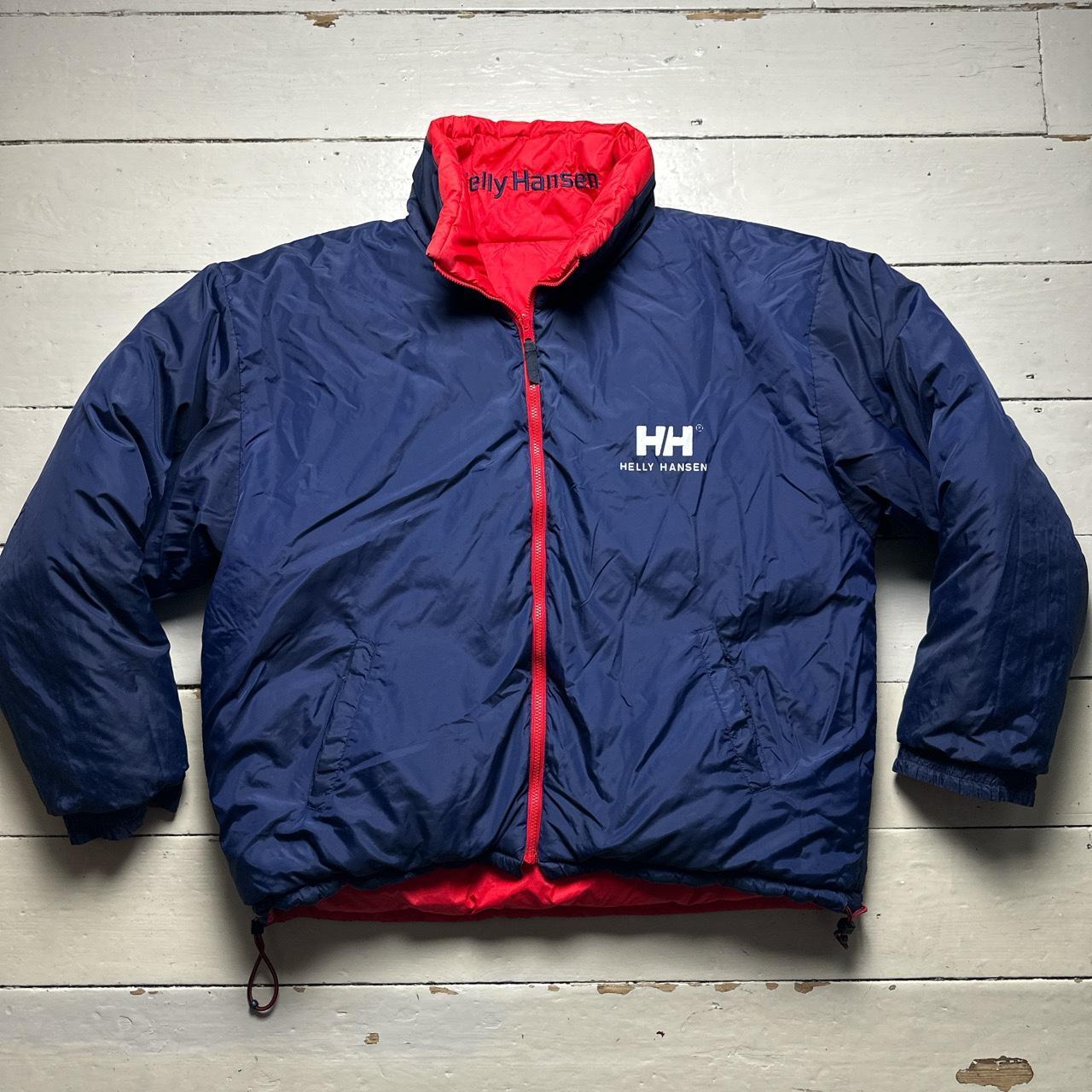 Helly Hansen Reversible Navy and Red Puffer Jacket