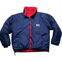 Helly Hansen Reversible Navy and Red Puffer Jacket (2XL)