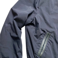 Sandro Navy and White Bomber Jacket (M)